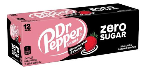 Dr Pepper Strawberries & Cream Zero Sugar