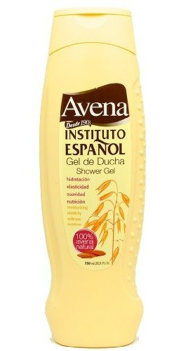 3 Botellas De Avena Instituto Espanol Gel De Ducha / Gel De