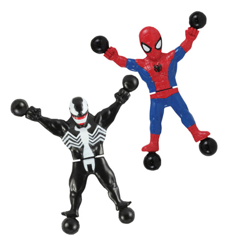 Figuras Marvel Adheribles - Spiderman Y Venom