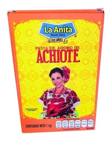 Pasta De Adobo De Achiote La Anita 1 Kg