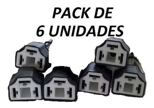 Socate Conector Porcelana Bombillo H4 Pack 6 Unidades