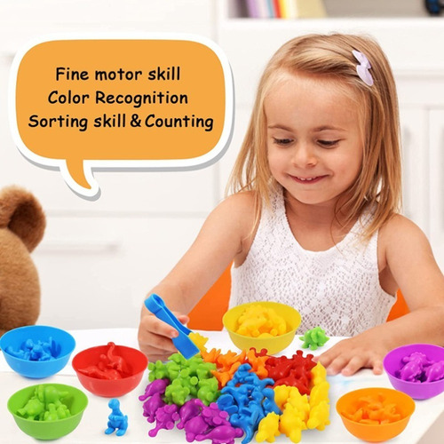 Montessori Kids Counting Toys 48pcs Dinosaurio
