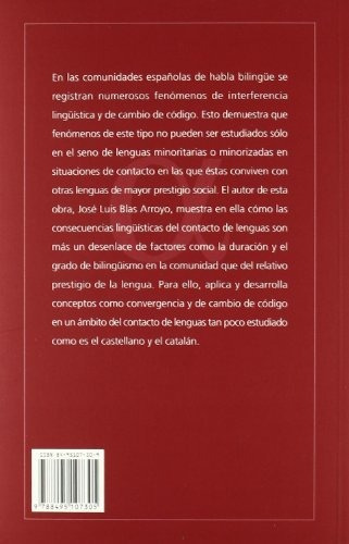 LENGUAS EN CONTACTO. CONSECUENCIAS LINGUISTICAS, de Blas Arroyo, José Luis. Iberoamericana Editorial Vervuert, S.L., tapa blanda en español