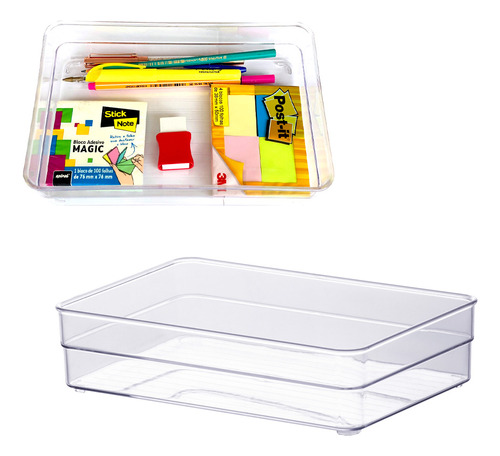 Organizador Multiuso Armário Guarda Roupa Closet Penteadeira Cor Transparente