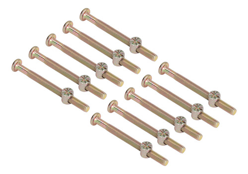 Cuna Screw Hardware, 10 Juegos De Cama De Bebé, Acero Inoxid
