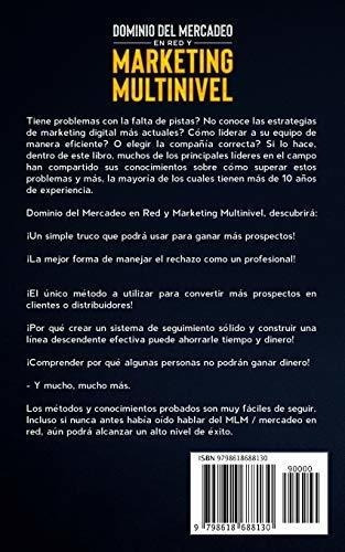 Dominio Del Mercadeo En Red Y Marketing Multinivel., De Santiago, Pe. Editorial Independently Published En Español