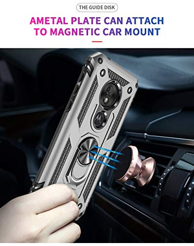Military Grade Drop Impact Para Motorola Moto G7 Play Funda[