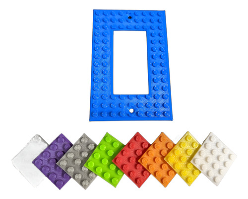 Tapa Bastidor Kalop Lego Encastre Piezas Perzonalizable X 3