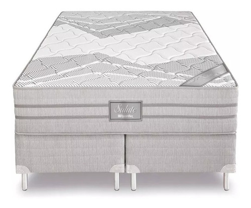 Imagem 2 de 6 de Cama Box Casal King Salute Miracoil Reconflex (198x203)