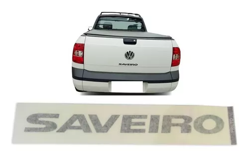 Adesivo Tampa Traseira Letreiro Volkswagen Saveiro Cross 2010 2011 2012  2013 2014 2015 2016 2017 2018 2019 2020 2021 2022