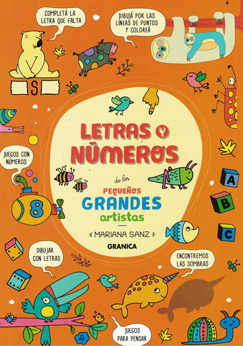 Libro Letras Y Numeros De Los Pequeños Grandes Artistas - Sa