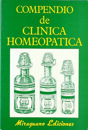 Compendio De Clinica Homeopatica, De Varios. Editorial Mir 