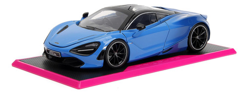 Auto Fundido A Presión Pink Slips W2 Mclaren 720s Azul Color