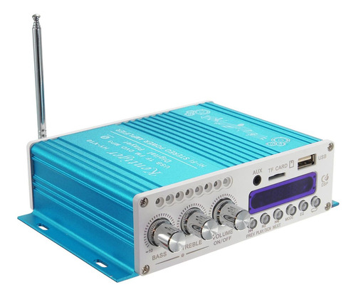 Mini Amplificador De Graves Estéreo Bluetooth Hi-fi Mp4 12v