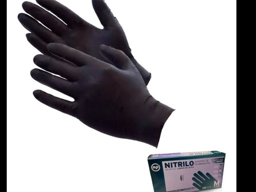 Guantes De Nitrilo En Caja X 100 Unidades Marca Np