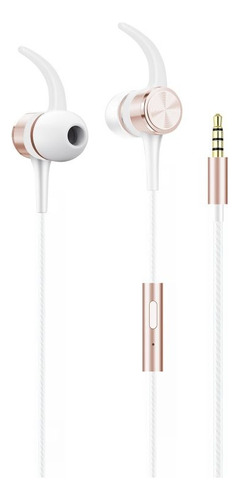 Fone De Ouvido Com Fio P2 Rose Golden Esfnrg Geonav Rosa
