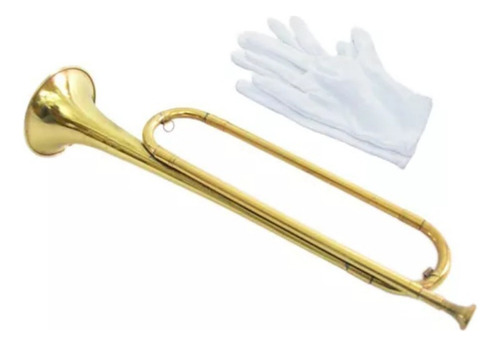 Bb Bugle Instrumento Musical De Latón Cuerno De Caballería