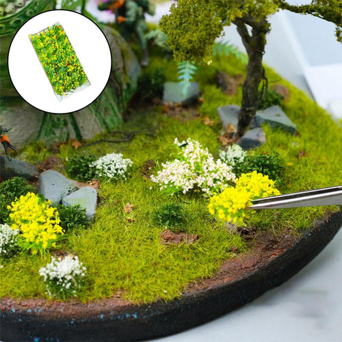 4 Materiales De Construcción Miniaturas Paisaje Mesa De