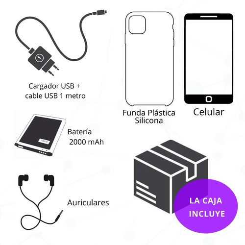 Imagen 5 de 5 de Celular Económico Liberado - Alcatel 1 Plus - 16gb / 1gb Ram