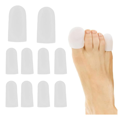 Protector Para Dedo De Pie Silicón Callos Y Ampolla 10pzs