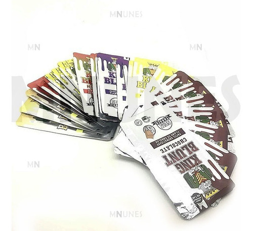 Caixa De Seda Sabor Mix Blunt Wrap King Paper Com 25 Barato