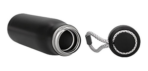 Imagen 4 de 10 de Termo De Acero Inoxidable Tapa Plástica Y Correa Cap. 550 Ml
