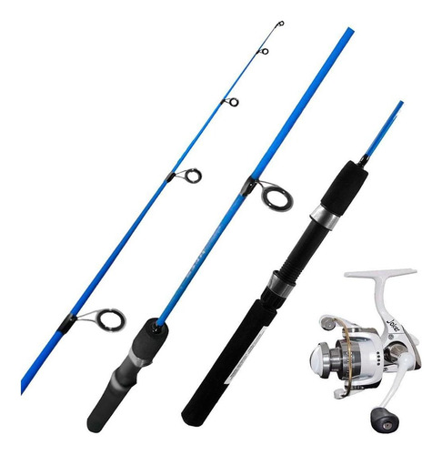 Kit Pesca Molinete Maruri Joker 4bb 5.5:1 + Vara Saint Tsuna