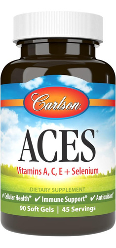 Vitaminas A+c+e+selenio Carlson 90 Cápsulas
