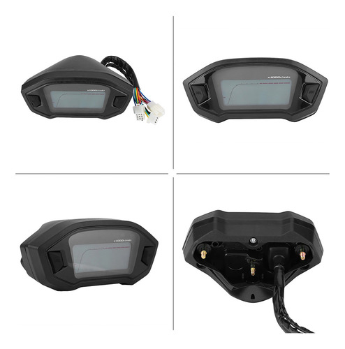 Velocímetro Lcd Digital Universal Moto Con Sensor Velocidad