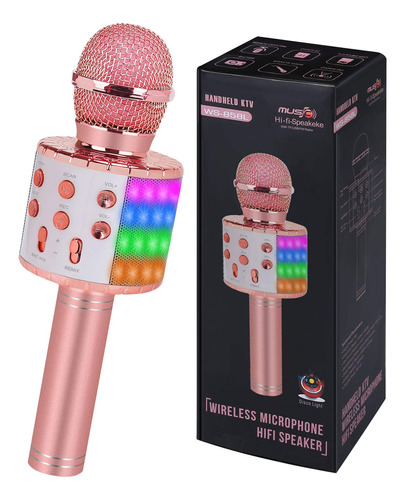 Microfono De Karaoke Para Ninos Y Adultos; Regalos De Cumple