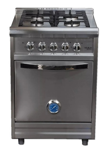 Imagen 1 de 6 de Cocina Industrial Usman - Irina Classic 55 Cm - Puerta Acero