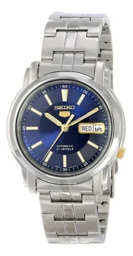 Reloj Seiko 5 Automatico Fondo Azul Snkl79 K1