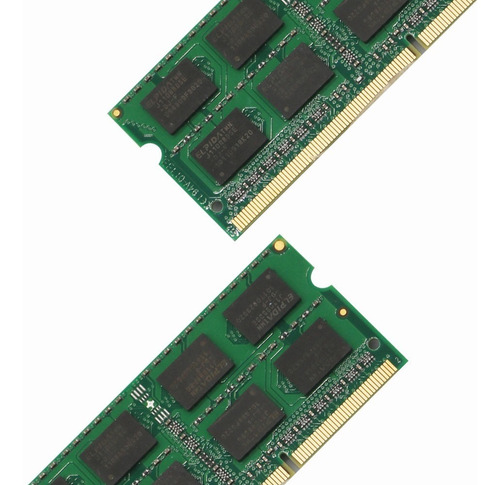 Imagen 6 de 6 de 2pza 2gb Memoria Ram Laptop Ddr3 Pc3-10600s 1333mhz Sodimm