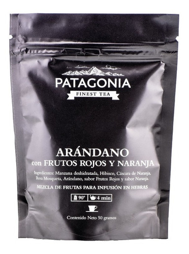 Té Hebras Patagonia Finest Tea Ziploc Linea Completa
