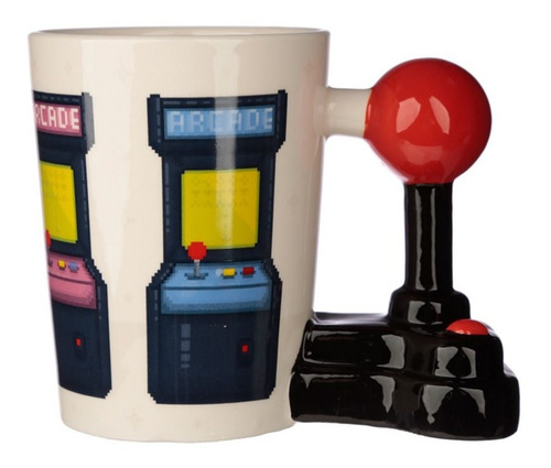 Imagen 2 de 6 de Taza Tazón Joystick Game Over 5d Mug Ceramica Control / Lhua