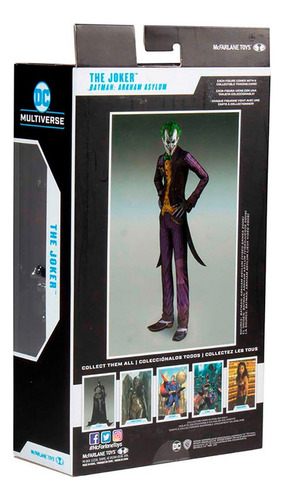 Figura De Acción The Joker Mcfarlane Toys Dc Multiverse +12