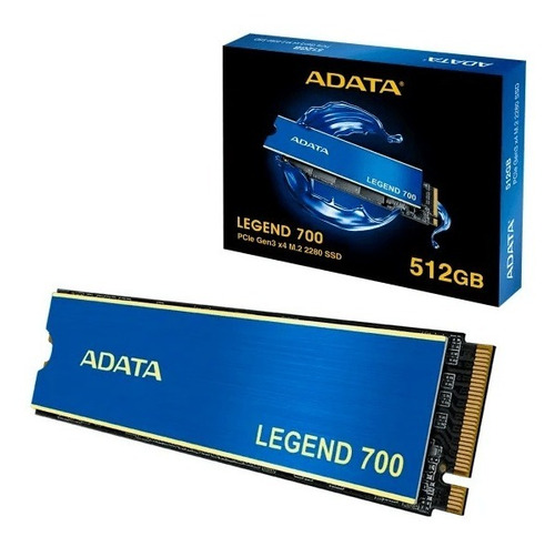 Imagen 3 de 6 de Disco Ssd Adata 512gb Legend 700 Pcie Gen3 X4 M.2 2280