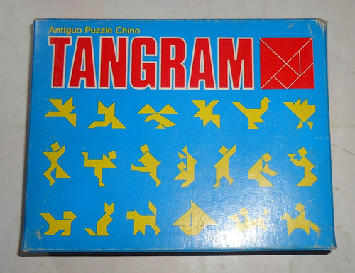 Juego De Mesa Vintage Tangram Kipos Completo