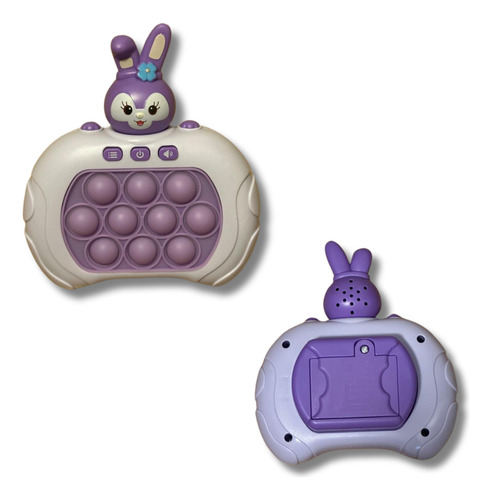 Pop It Juego De Mesa Push Me Pop Con Luz Y Sonido Pilas Aaa Color Violeta