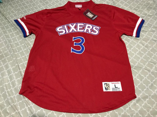 Jersey Tiradora Sixers Iverson Vulcanizada 