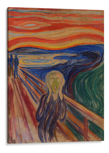Canvas Lab Cuadro El Grito 75x100, Edvard Munch