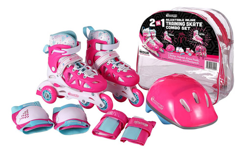 Chicago Skates Inline Training Skate Combo Set Niña Mediana