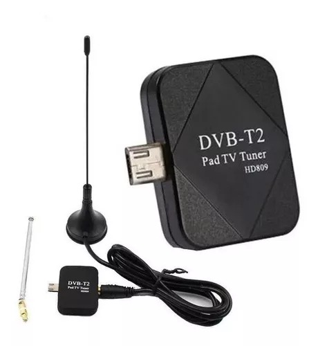 DVB-T305 Sintonizador TDT HD Micro USB - August DVB-T305 - Receptor TDT DVB- T2 y DVB-T para Tabletas y Smartphones - Funciona mediante USB / Android  4.1 / Grabador PVR