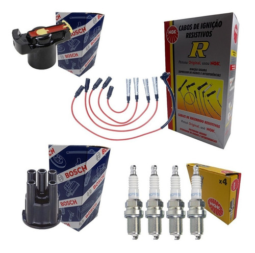 Kit Tampa Rotor Vela Cabo Logus 1.8 2.0 94 95 96 C/ Injecao.