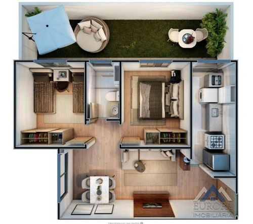 Apartamento À Venda, 43 M² Por R$ 163.939,00 - Cidade Industrial Ii - Londrina/pr - Ap0677