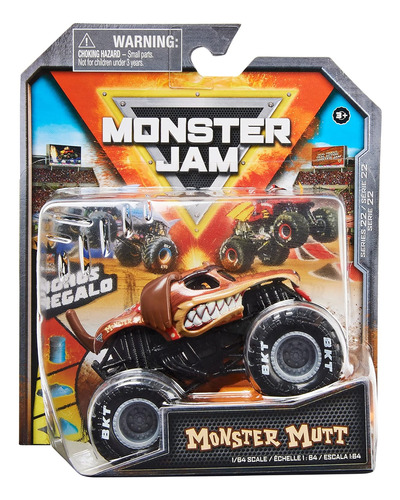 Carritos De Muñecos Monster Jam Monster Mutt 1:64