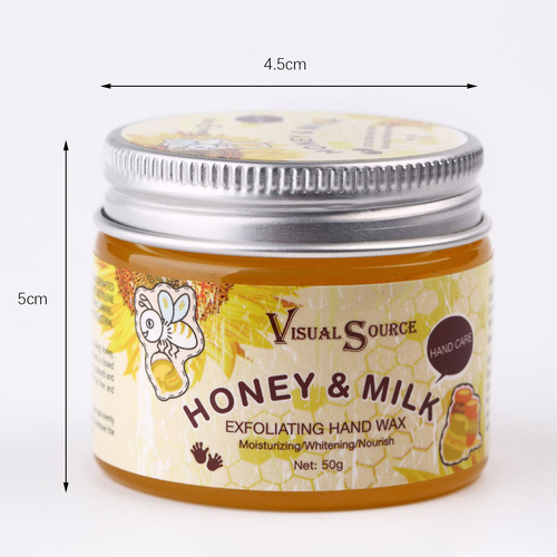 Mascarilla De Manos Y Gold Hand Wax, Tierna, Humectante Y Me