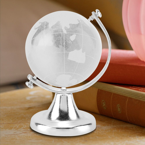 ** Bola De Cristal Redonda Del Mundo Del Globo Terráqueo De