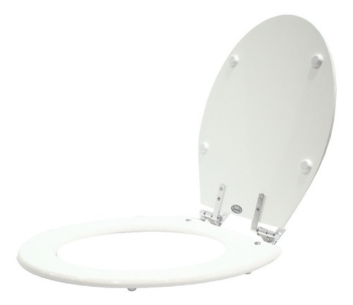 Asiento de inodoro lacado Prima White Sanitex