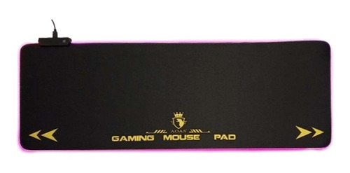 Imagen 1 de 1 de Mouse Pad gamer Aoas S4000 de goma y poliuretano xl 30cm x 80cm x 0.4cm negro